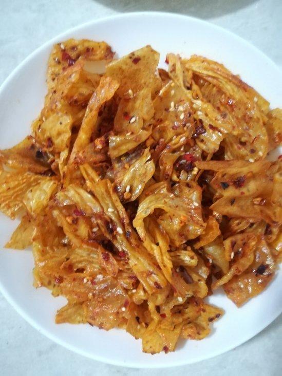 馋嘴小食| 自制麻辣豆皮