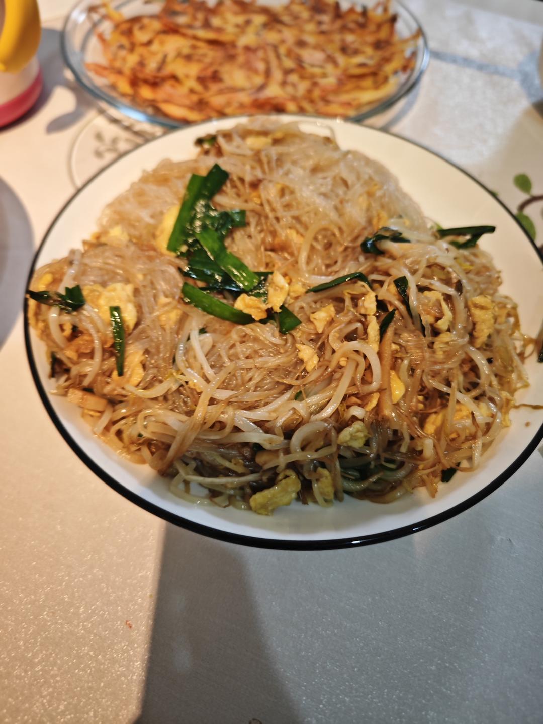 豆芽炒粉条