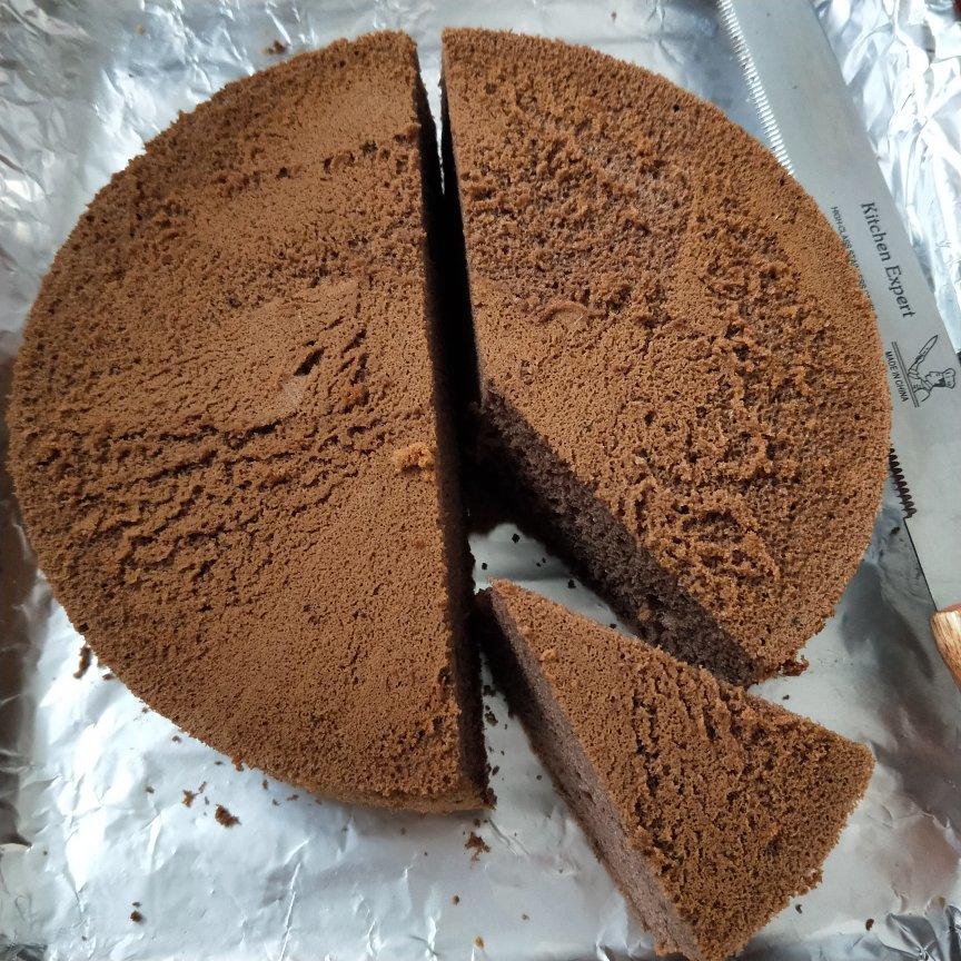 8寸可可戚风蛋糕