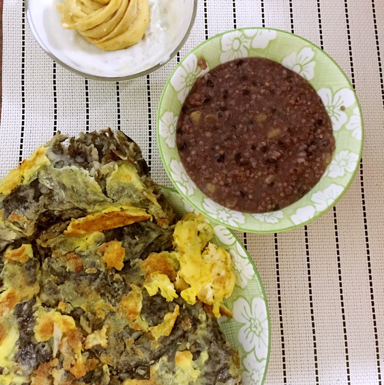 紫菜煎蛋饼