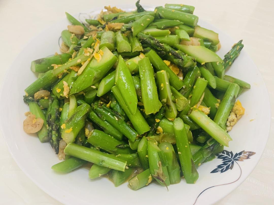 芦笋炒虾仁