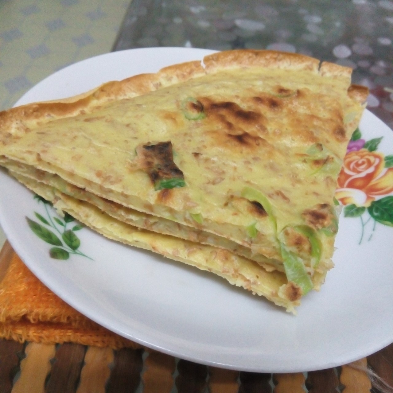 葱花鸡蛋饼
