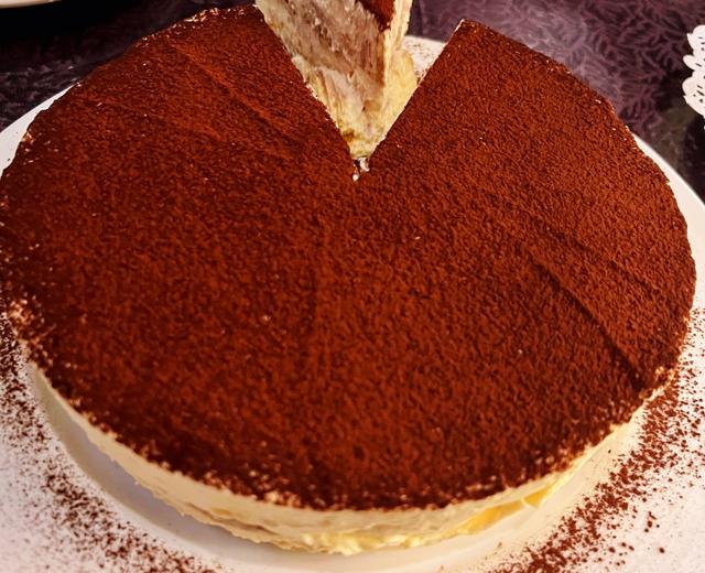 提拉米苏8寸(不用无菌蛋)的做法