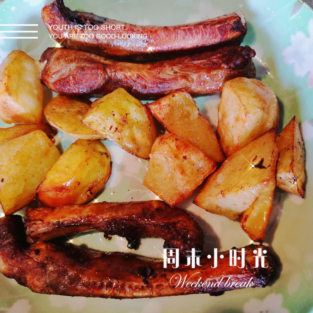超浓郁蒜香烤排骨