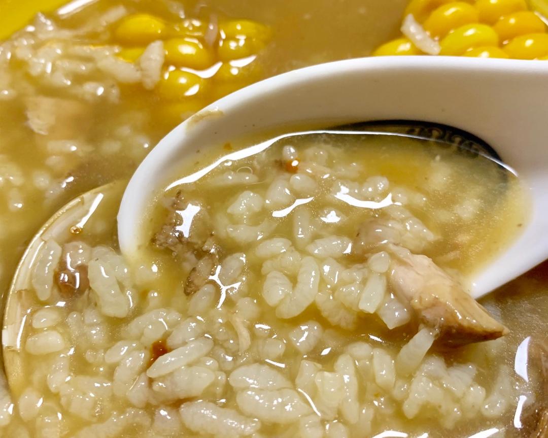 骨头汤泡饭的做法