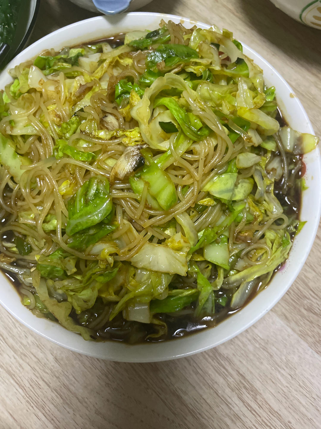 包菜粉丝（粉丝炒包菜）