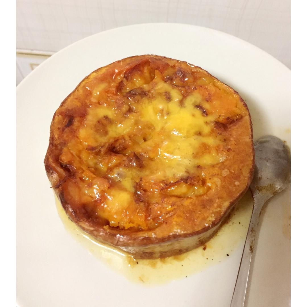 减肥食谱：海盐肉桂芝士烤南瓜