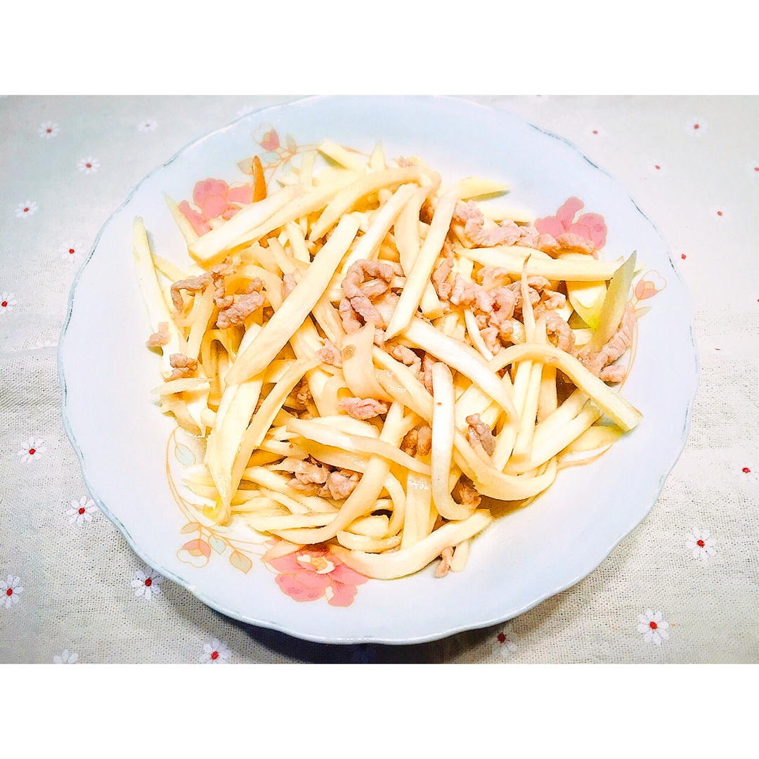 茭白炒肉丝