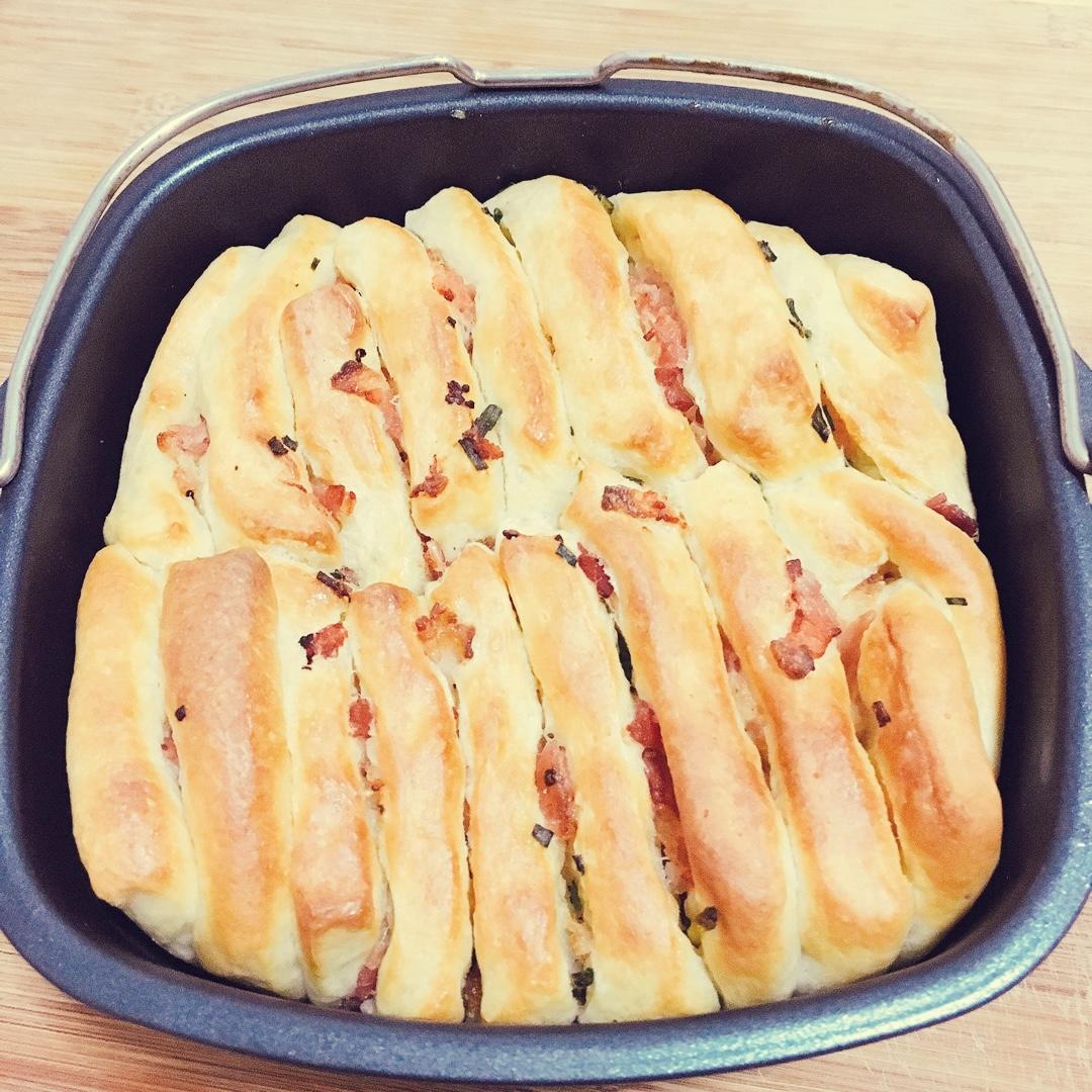 手撕千层肉松面包