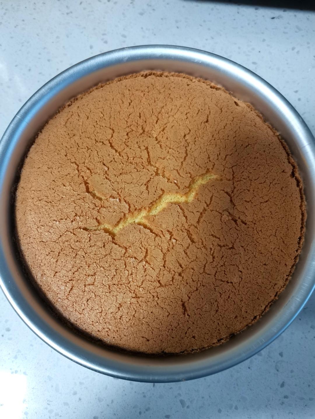 超柔软6寸戚风蛋糕(附8寸配方)零失败 超详细‼️含操作视频