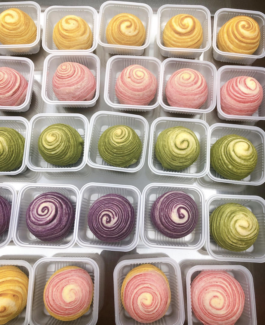 彩虹酥 螺旋酥 五彩酥 各种酥 史上步骤最详细