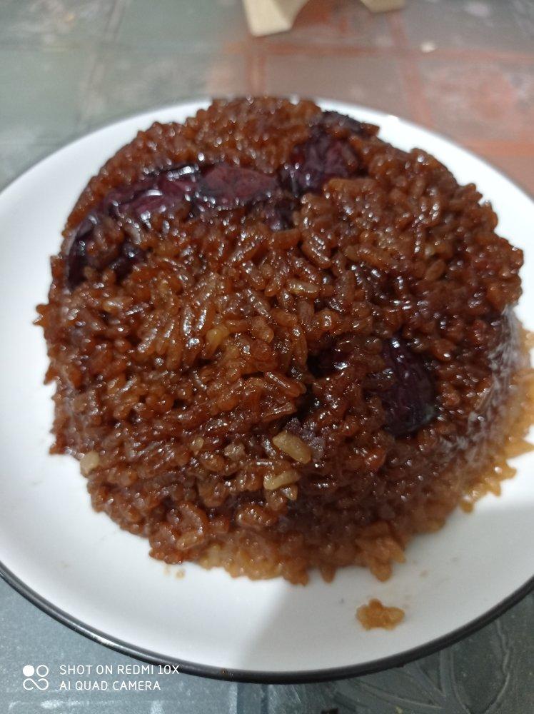 任桂玲做的红糖糯米饭不放猪油的八宝饭