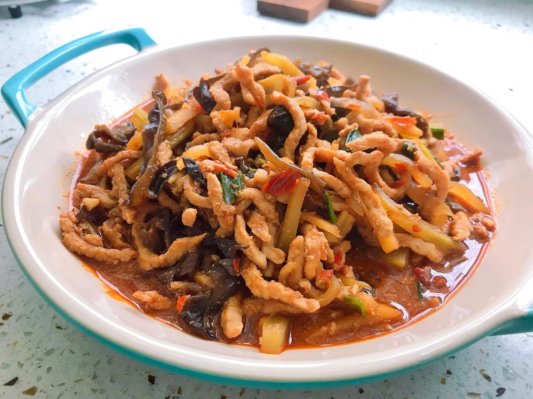 青笋·鱼香肉丝