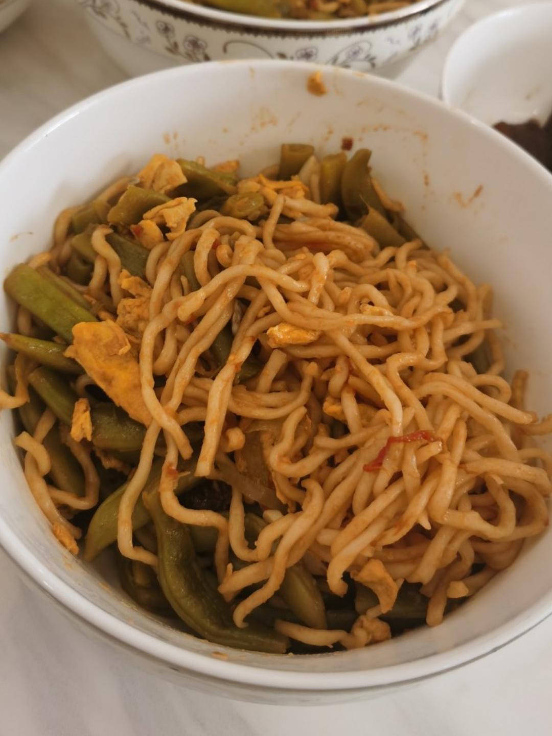 家常豆角焖面