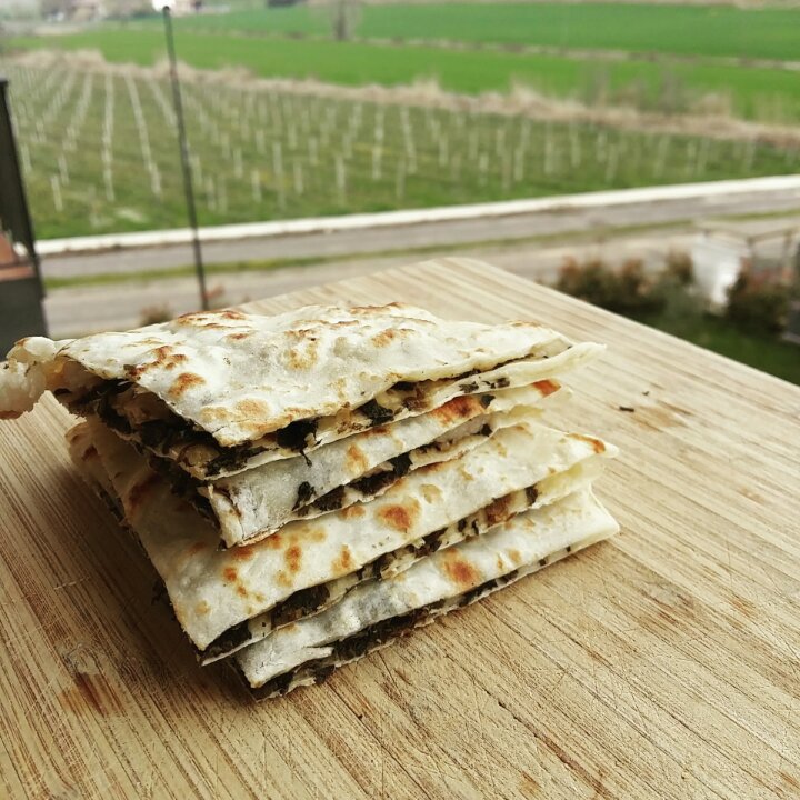 温州小吃之梅干菜薄麦饼