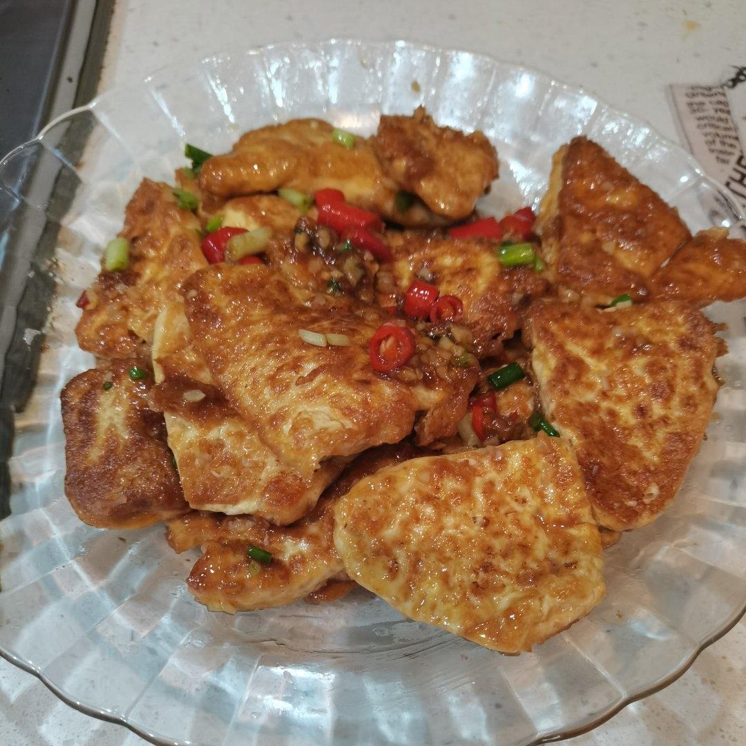 焖煎豆腐