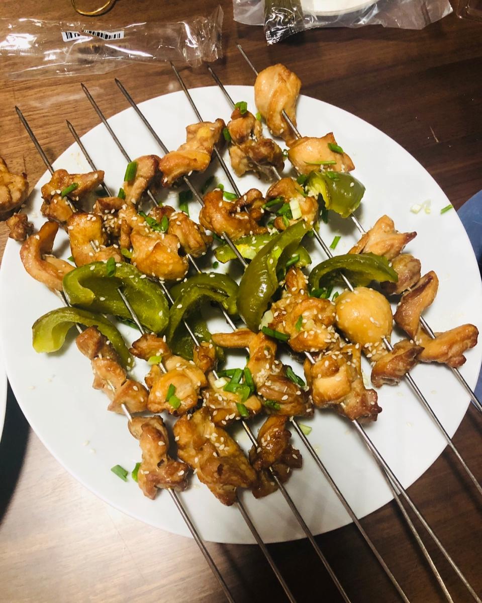 日式香烤味增鸡肉串