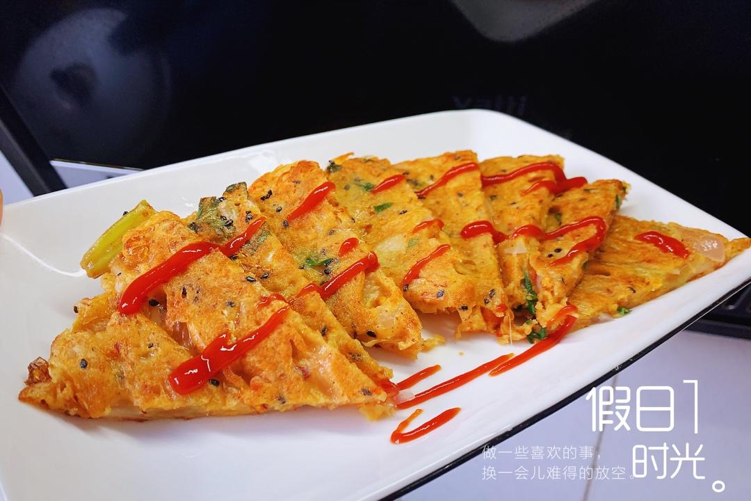 十五分钟的快手泡菜饼