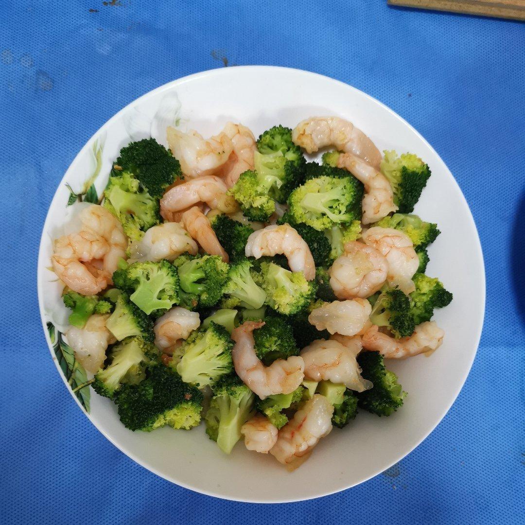 西兰花炒虾仁