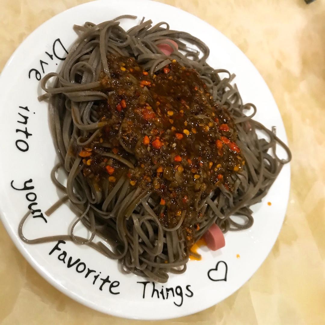 快手减脂餐❗️爆好吃的凉拌鸡丝荞麦面