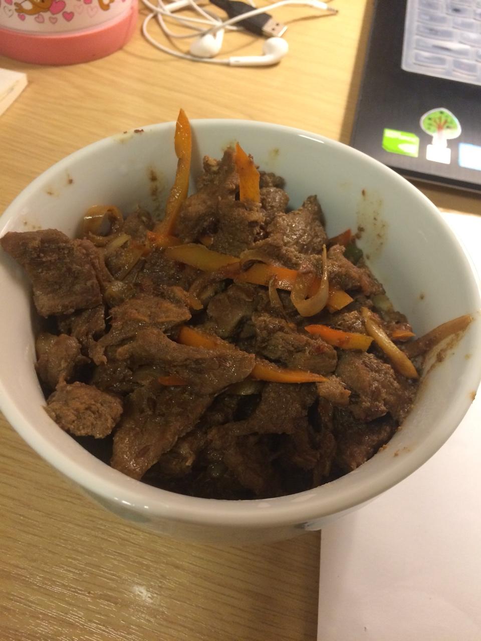 孜然炒牛肉