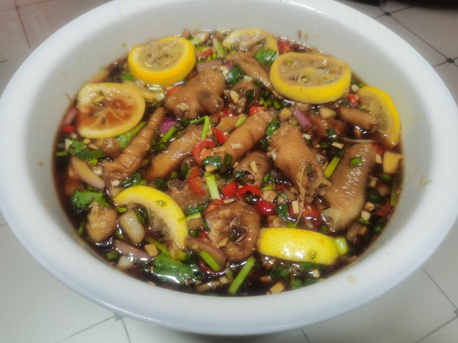 【柠檬酸辣鸡爪】自制超级无敌美味的网红鸡爪
