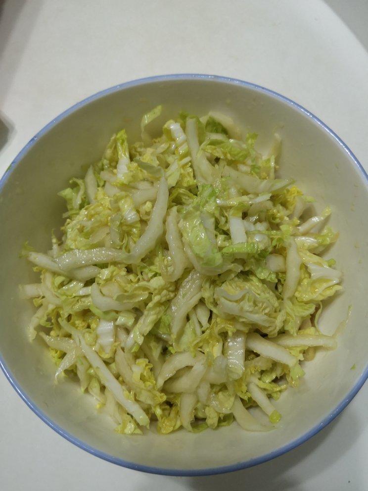 凉拌娃娃菜(原图呈现，酸甜爽口)