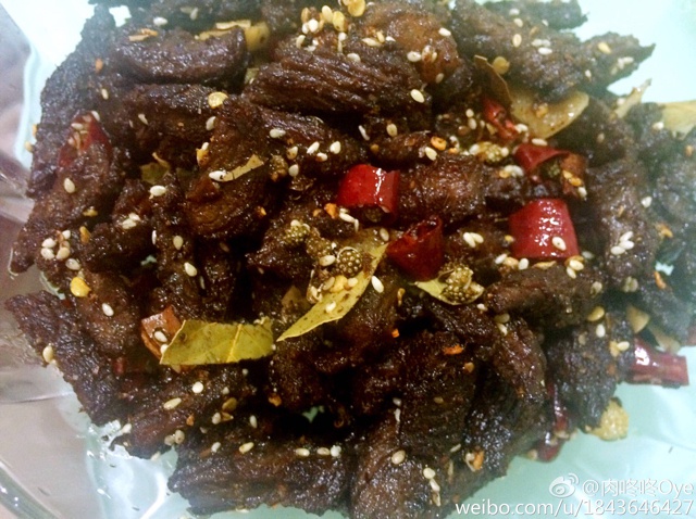 麻辣牛肉干