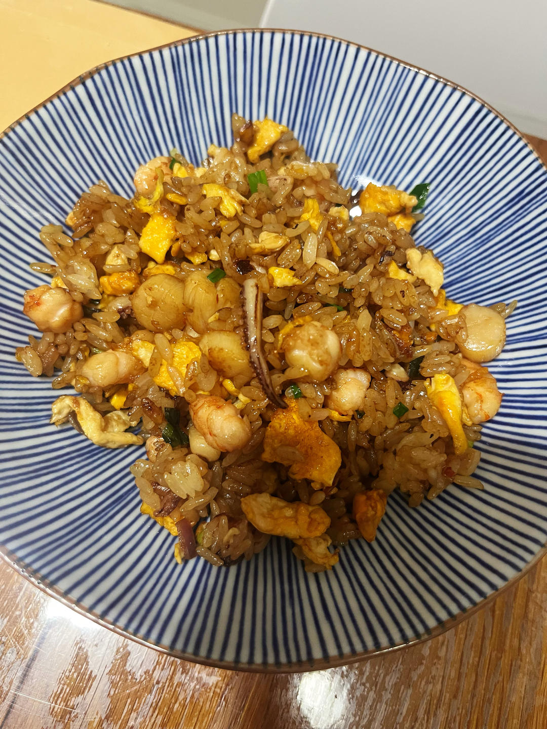 海鲜炒饭的做法