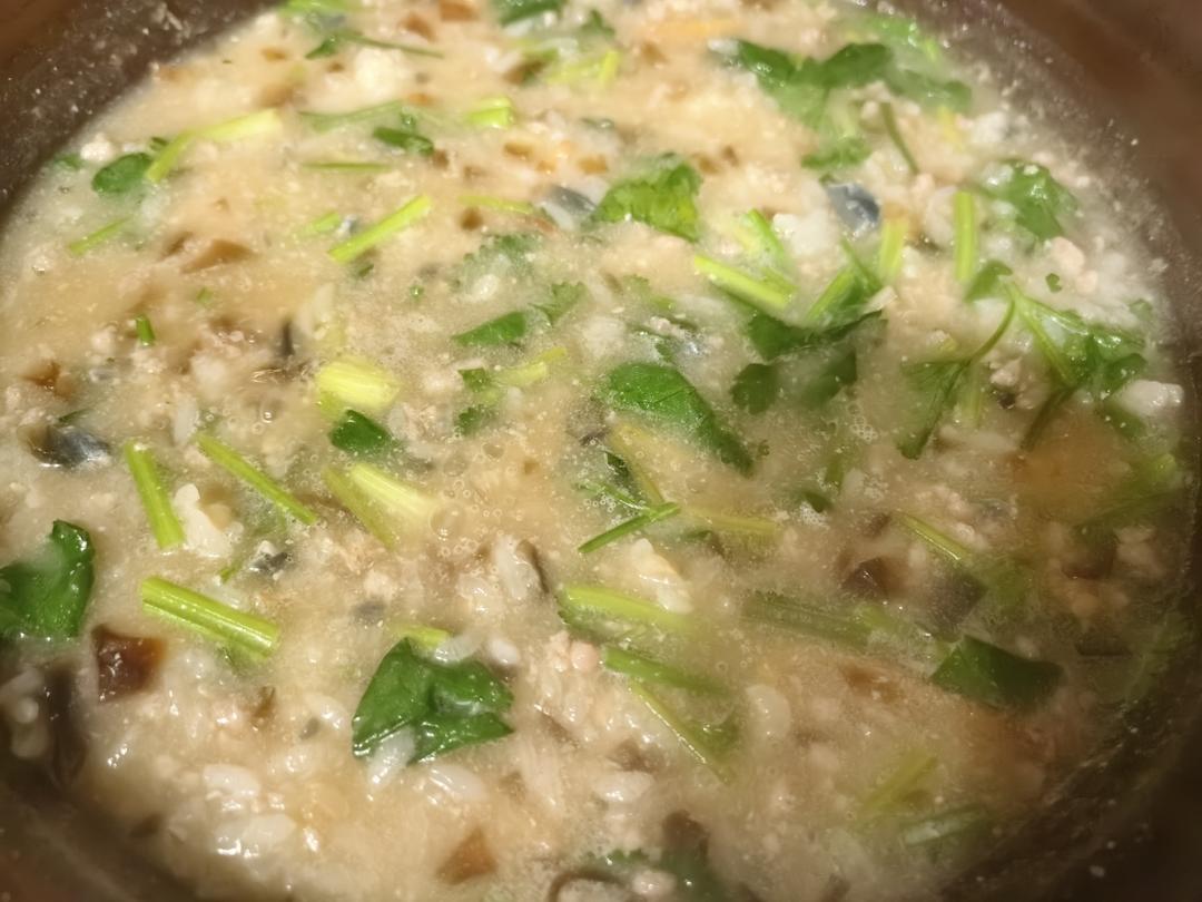 皮蛋瘦肉粥（简化版）