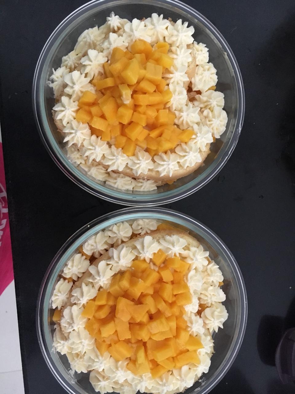 简单快手的便当饭盒水果盒子蛋糕