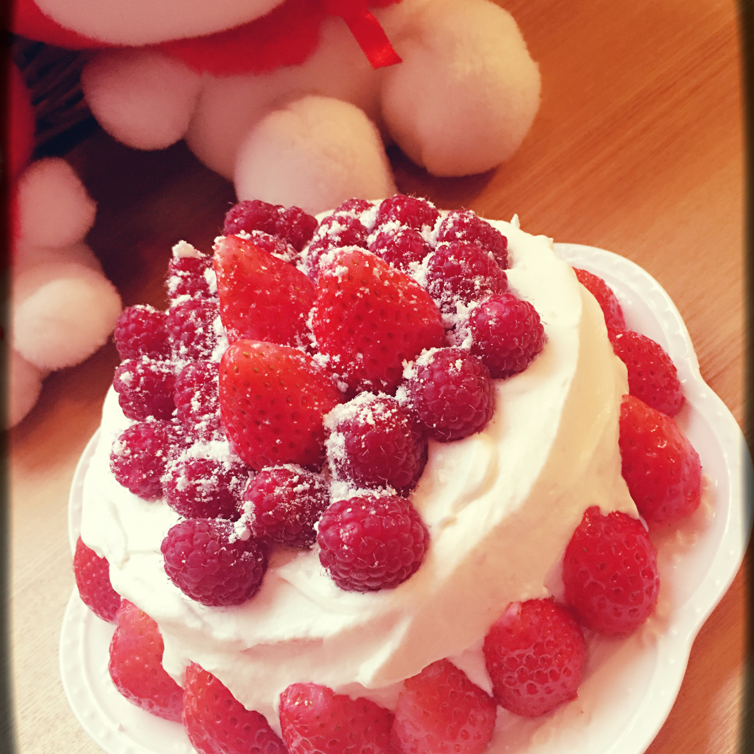 6寸原味戚风蛋糕