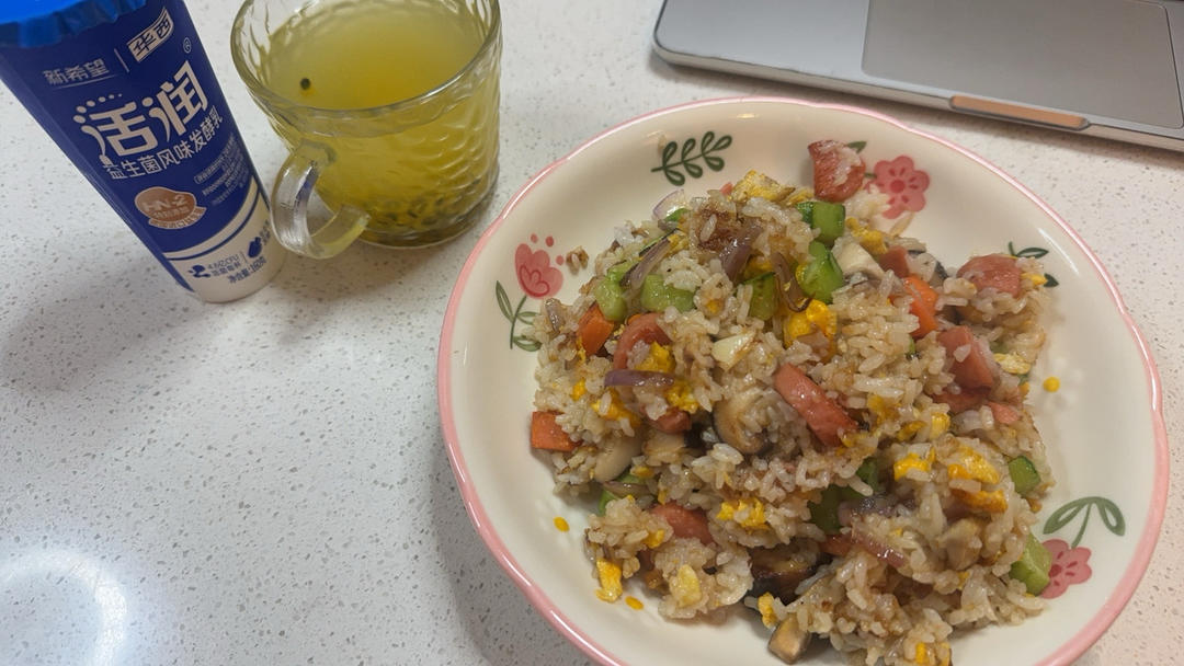 炒米饭蛋炒饭二十分钟快手家常