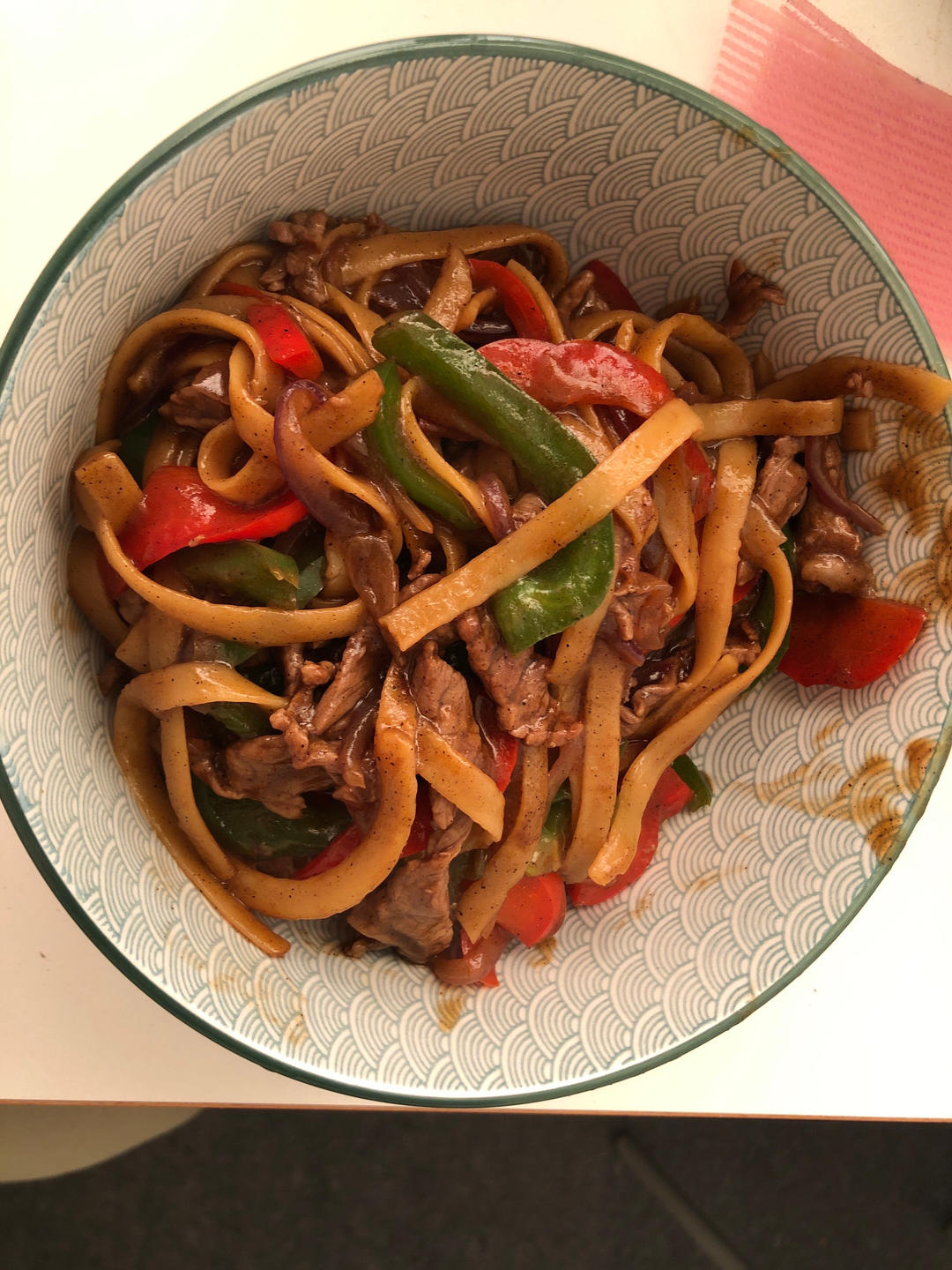 味道不输西餐厅的黑椒牛柳意面