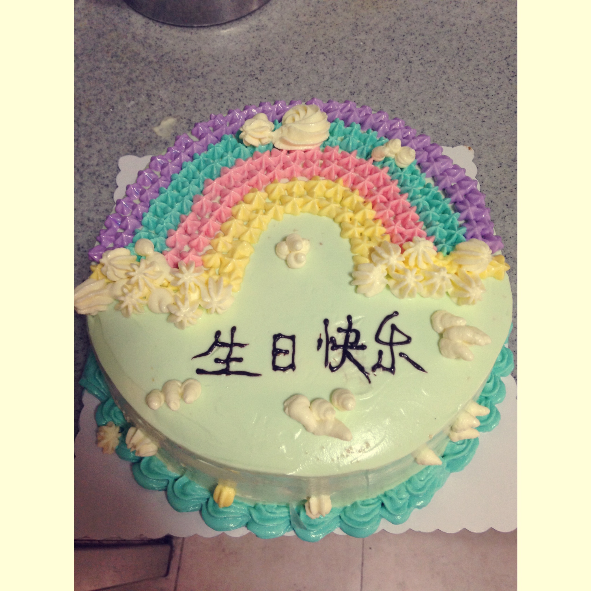 彩虹蛋糕