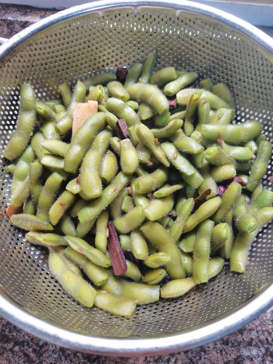 豪华版水煮毛豆
