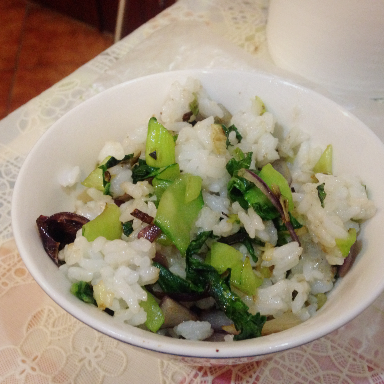 青菜炒饭