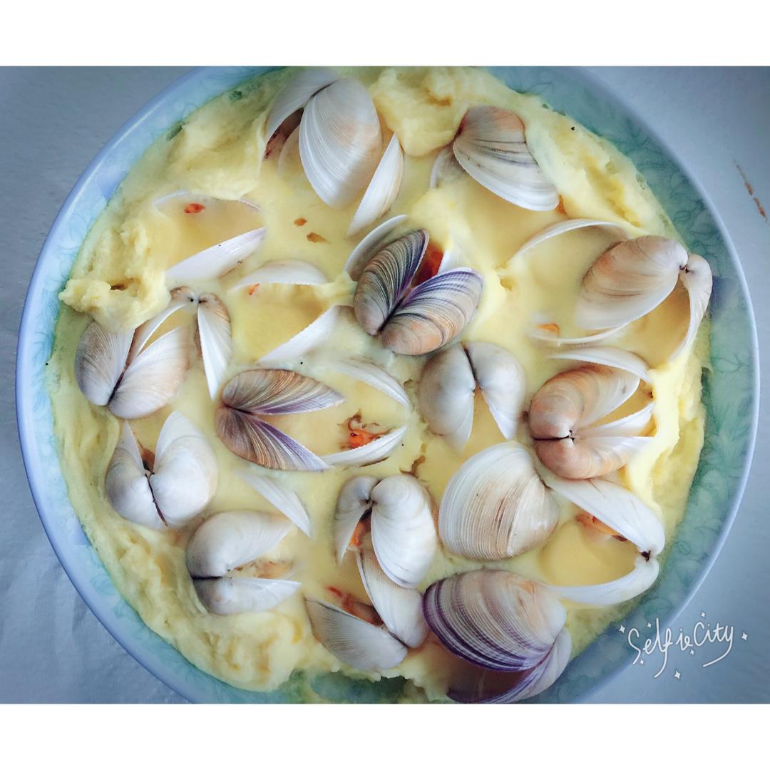 queenie54做的白贝蒸水蛋