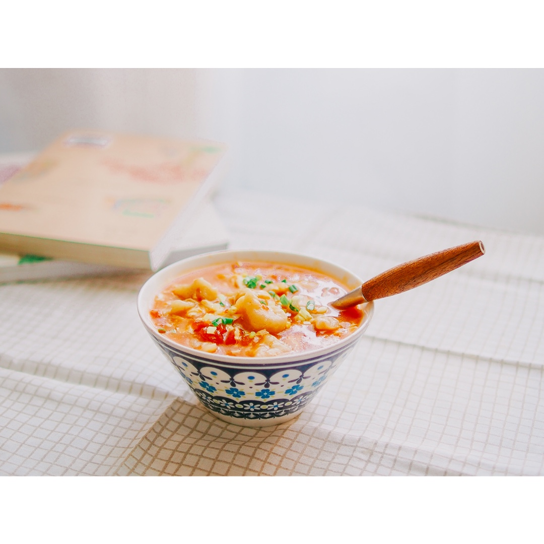 番茄鸡蛋疙瘩面