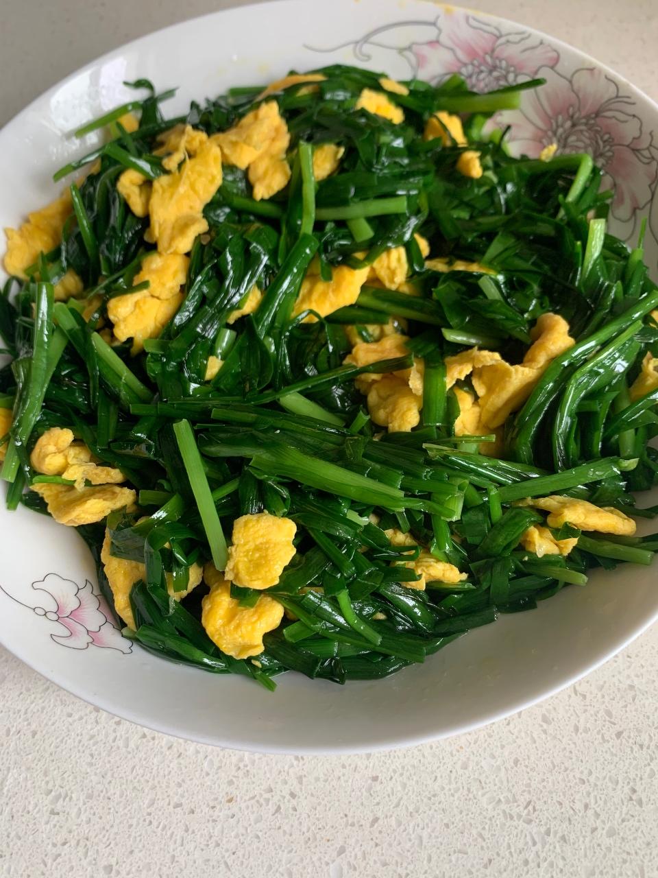 韭菜炒鸡蛋的做法