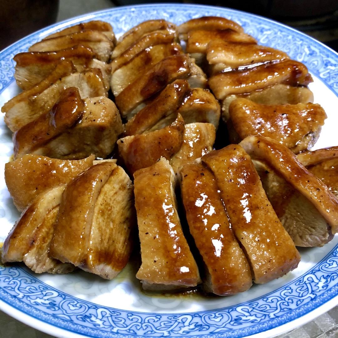 宁静涛涛做的3/100酱汁鸭胸肉