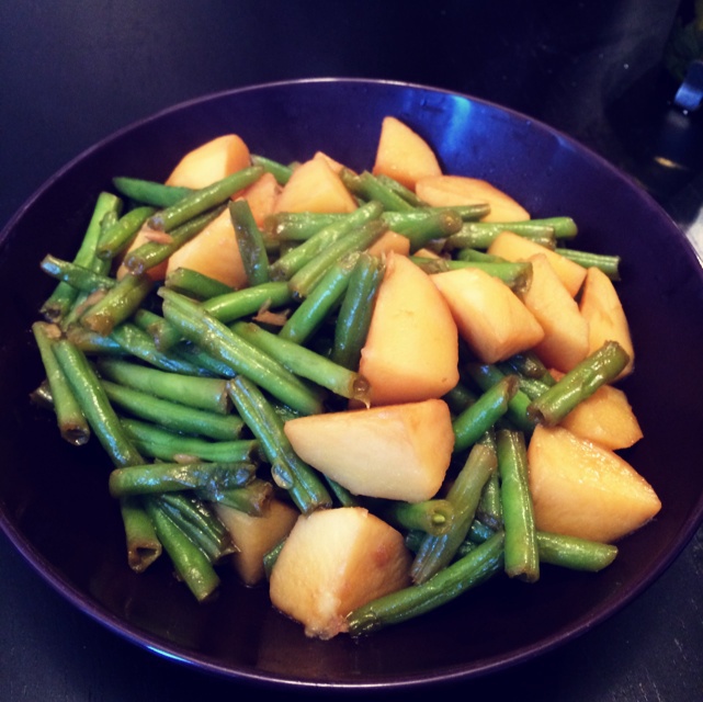 四季豆烧土豆