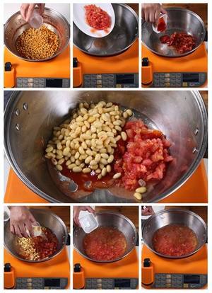 茄汁黄豆---自动烹饪锅版食谱的做法 步骤3