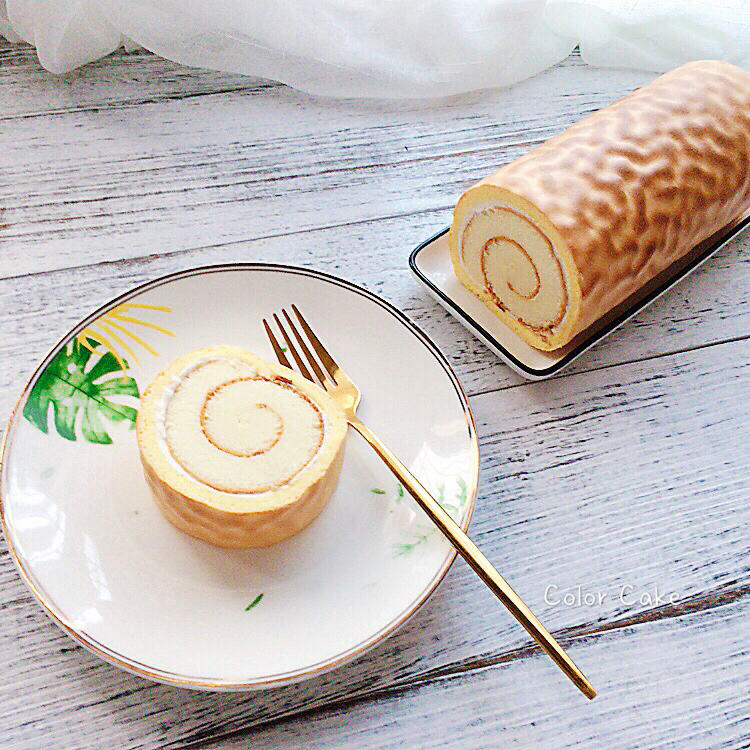 春天色 虎皮蛋糕卷.戚风蛋糕卷 by pink-rabbit
