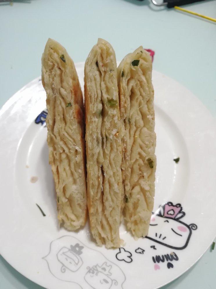 发面葱花大饼