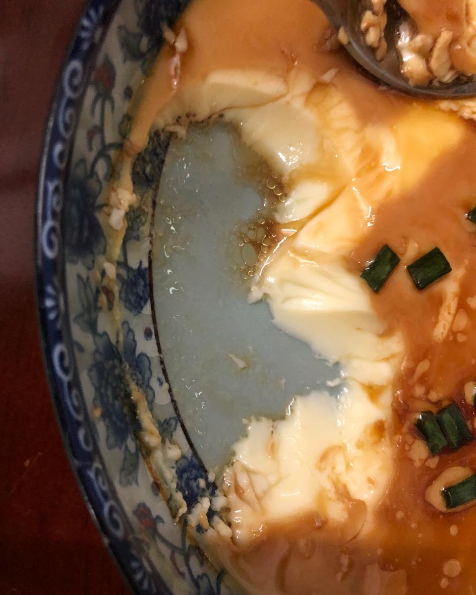 平滑如镜的蛋羹