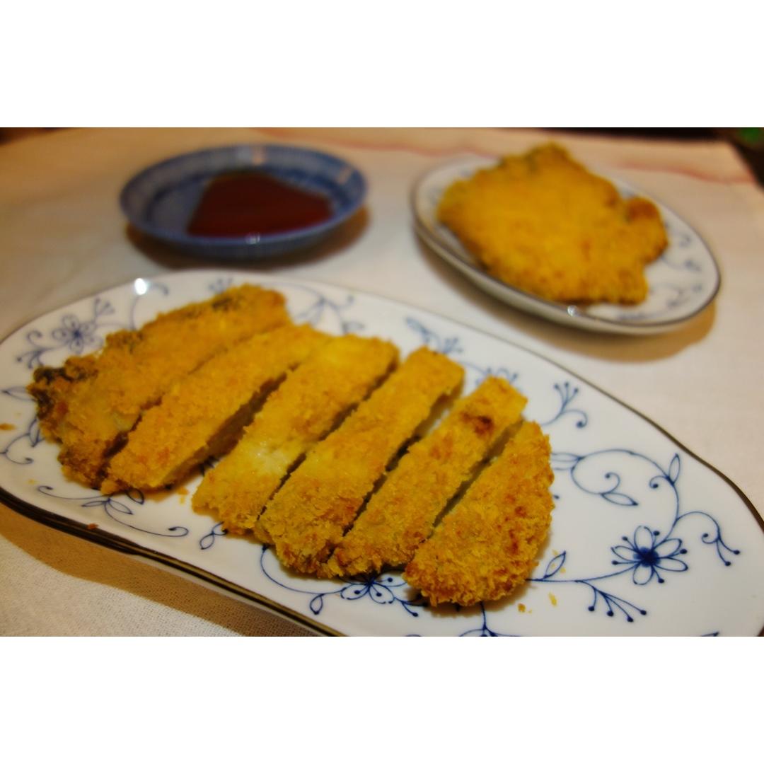 健康少油烤猪排