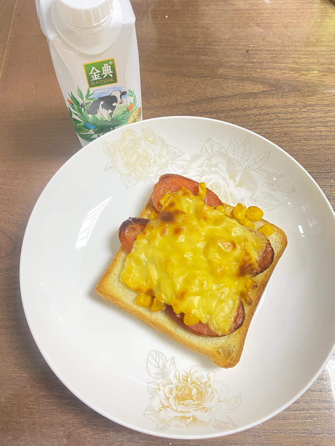 吐司版迷你玉米烙披萨，免烤箱！做法简单10分钟快手早餐，酥脆香甜巨好吃|大宇空气炸锅
