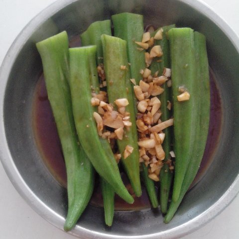 蒜蓉秋葵