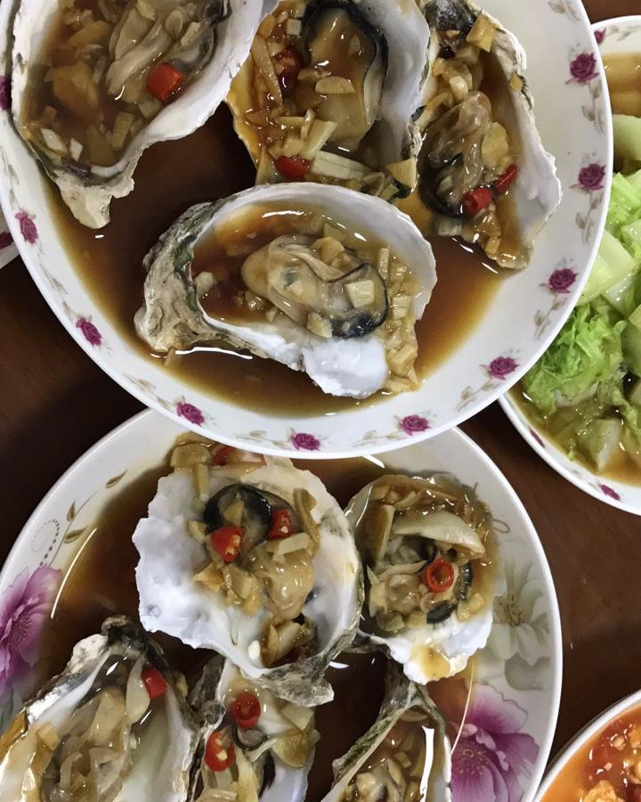 清蒸生蚝～～蚝好吃😍